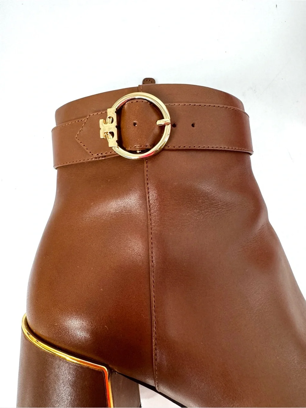 Tory Burch Bootie Sophia 60mm Festive Brown 8